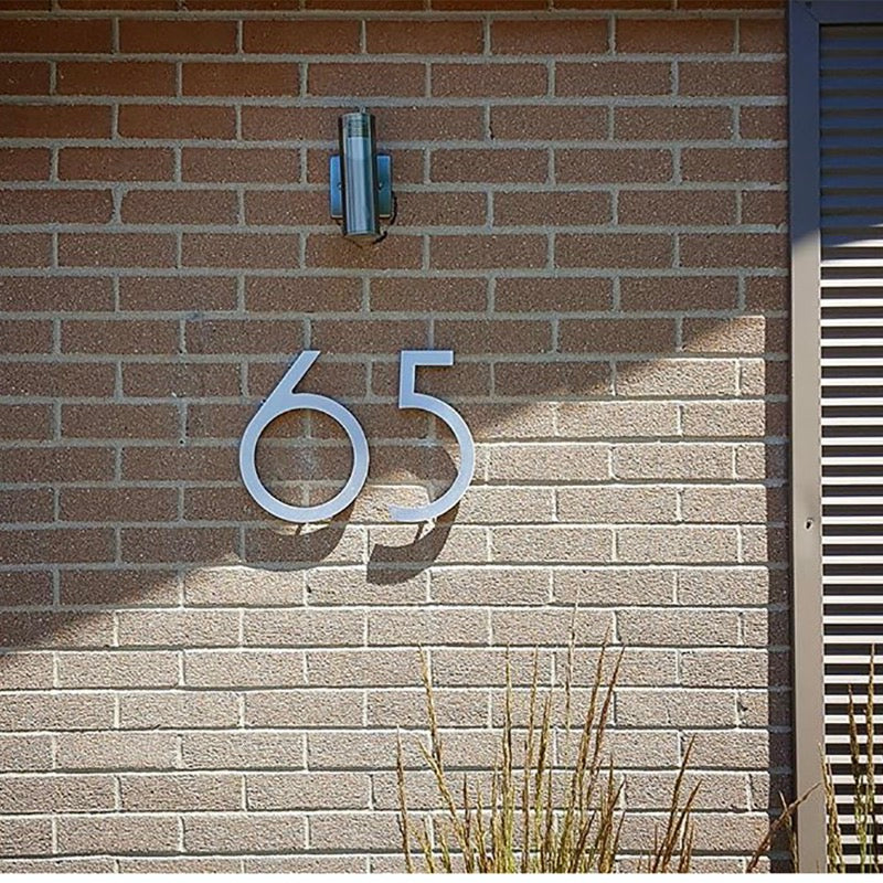 Modern House Numbers and Letters – QT Home Decor