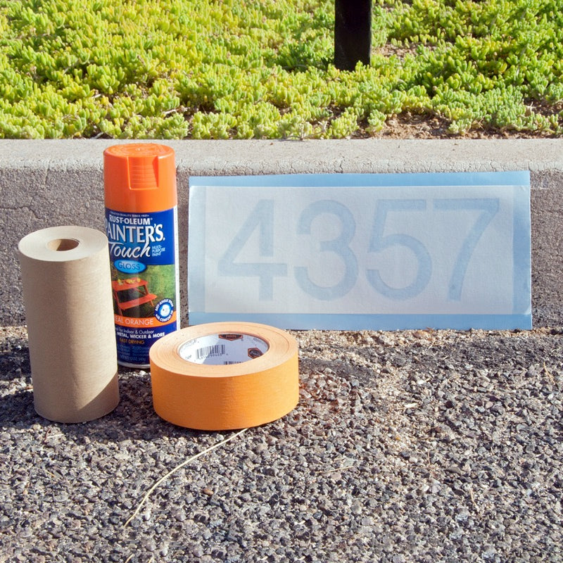 Curb Number Painting Kit